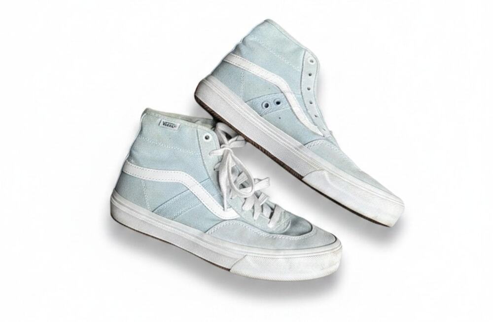 Vans Gilbert Crockett Skate Hi-Top Mens Size 6.5 Light Blue White Skateboarding